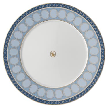 Signum plate set, Porcelain, Medium, Multicolored - Swarovski, 5640050