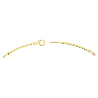 Constella 項鏈, 圓形切割, 長, 白色, 鍍金色色調 - Swarovski, 5640183