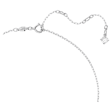 Una Halskette, Oktagon-Schliff, Blau, Rhodiniert - Swarovski, 5640289