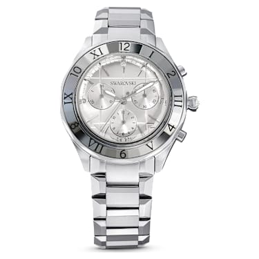 워치, 39mm, 스위스 메이드, 메탈 브레이슬릿, 실버 톤, 스테인리스 스틸 - Swarovski, 5641297