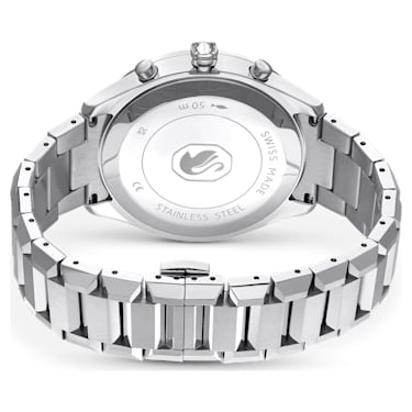 Reloj, 39 mm, Fabricado en Suiza, Brazalete de metal, Tono plateado, Acero inoxidable - Swarovski, 5641297