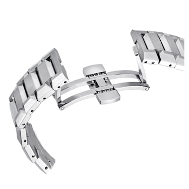 Watch, 39mm, Swiss Made, Metal bracelet, Silver Tone, Stainless steel - Swarovski, 5641297