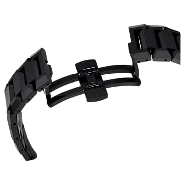 Reloj, 39 mm, Fabricado en Suiza, Brazalete de metal, Negro, Acabado negro - Swarovski, 5641393