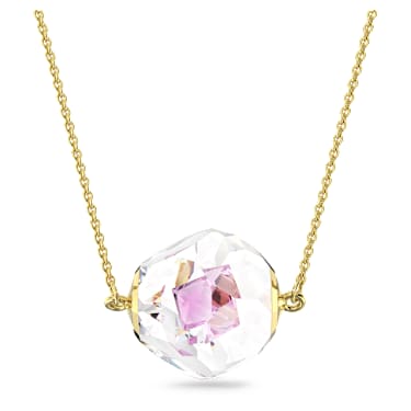 Floating swarovski cheap crystal necklace
