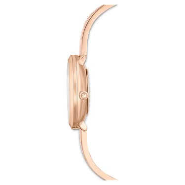 Relógio Crystalline Delight, Fabrico suíço, Pulseira de metal, Rosa, Acabamento em rosa dourado - Swarovski, 5642221