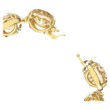 Harmonia 手鏈, 枕形切割, 金色, 鍍金色色調 - Swarovski, 5642337