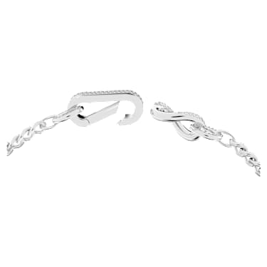 Dextera Kolye, Pavé, Karışık bağlantılar, Beyaz, Rodyum kaplama - Swarovski, 5642689