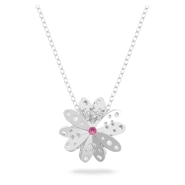 Colgante Eternal Flower, Flor, Rosa, Combinación de acabados metálicos - Swarovski, 5642868