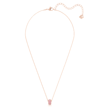 Dextera 펜던트, 핑크, 로즈골드 톤 플래팅 - Swarovski, 5642887