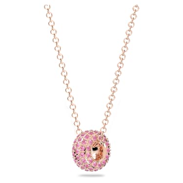 Dextera 펜던트, 핑크, 로즈골드 톤 플래팅 - Swarovski, 5642887