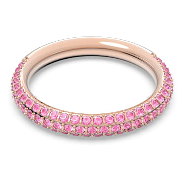 Dextera 戒指, 粉红色, 镀玫瑰金色调 - Swarovski, 5642907