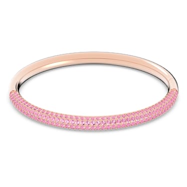 Buy SWAROVSKI Sparkling Dance Bracelet Round Cut Oval Shape White Rose Gold-Tone  Plated | Shoppers Stop