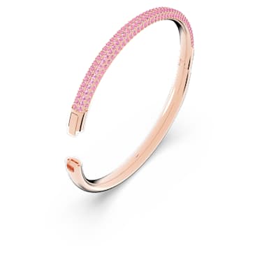 Dextera 手鐲, 粉紅色, 玫瑰金色潤飾 - Swarovski, 5642915