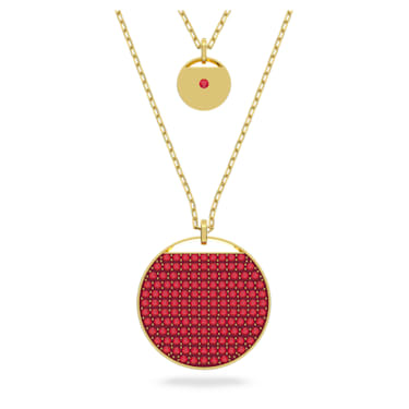 100% Pure Jewellery Red Pendant Necklace With Chain For Girls And Women,  Weight: 60 - 100 G at Rs 99/each in New Delhi