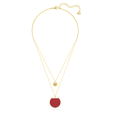 Swarovski ginger layered pendant on sale