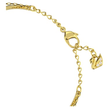 Sublima bangle, Red, Gold-tone plated - Swarovski, 5642948