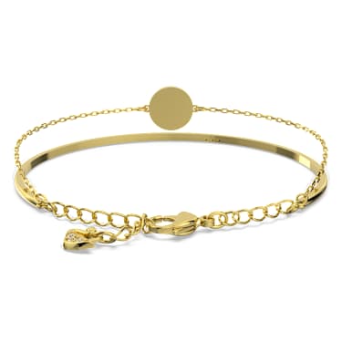 Sublima bangle, Red, Gold-tone plated - Swarovski, 5642948