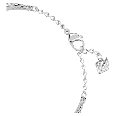 Sublima 手鐲, 藍色, 鍍白金色 - Swarovski, 5642950