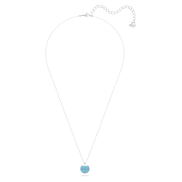 Pendentif Sublima, Bleu, Métal rhodié - Swarovski, 5642957