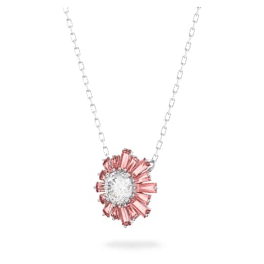 Idyllia 세트, 믹스 컷, 태양, 핑크, 로듐 플래팅 - Swarovski, 5642974