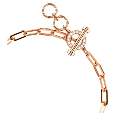 Braccialetto Teddy, Orso, Rosa, Placcato color oro rosa - Swarovski, 5642978