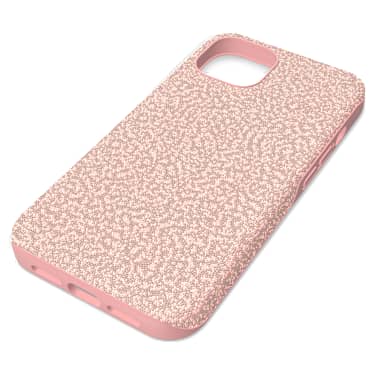 High smartphone case, iPhone® 13, Pale pink - Swarovski, 5643032
