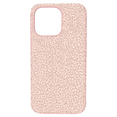 High smartphone case, iPhone® 13 Pro, Pale pink - Swarovski, 5643034