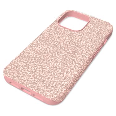 High smartphone case, iPhone® 13 Pro, Pale pink - Swarovski, 5643034