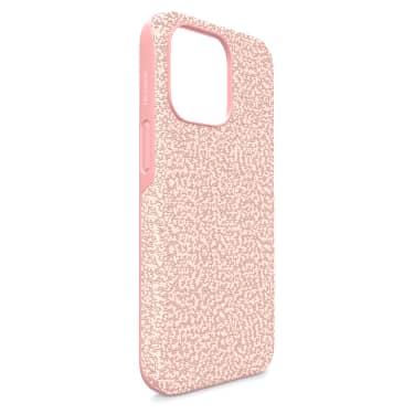 High smartphone case, iPhone® 13 Pro, Pale pink - Swarovski, 5643034