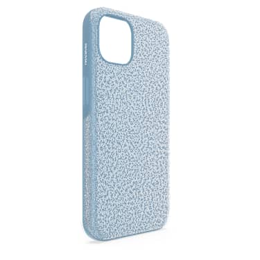 High smartphone case, iPhone® 13, Blue - Swarovski, 5643035