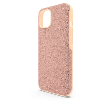 High smartphone case, iPhone® 13, Rose gold tone | Swarovski