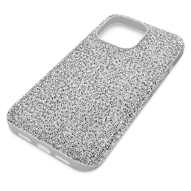 High 스마트폰 케이스, iPhone® 13 Pro, 실버 톤 - Swarovski, 5643041