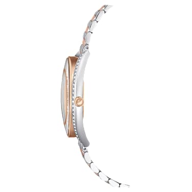 Crystalline Aura 워치, 스위스 메이드, 메탈 브레이슬릿, 로즈골드 톤, 믹스 메탈 피니시 - Swarovski, 5644075