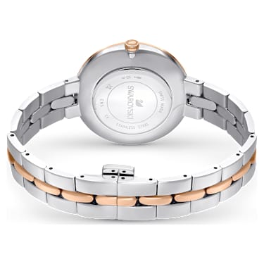 Cosmopolitan watch, Swiss Made, Metal bracelet, White, Mixed metal