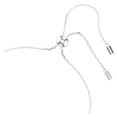 Gema Bileklik, Karışık kesimler, Çiçek, Beyaz, Rodyum kaplama - Swarovski, 5644684
