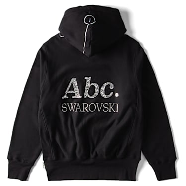 Φούτερ με κουκούλα ADVISORY BOARD CRYSTALS, Dazzling Colorless Objects, Μαύρη - Swarovski, 5644716