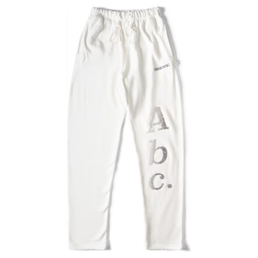 ADVISORY BOARD CRYSTALS, Gray Objects Displaced by Refraction sweatpants, White - Swarovski, 5644752
