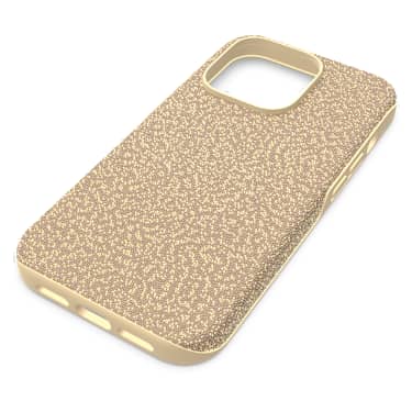 Custodia per smartphone High, iPhone® 14 Pro, Tono dorato - Swarovski, 5644915