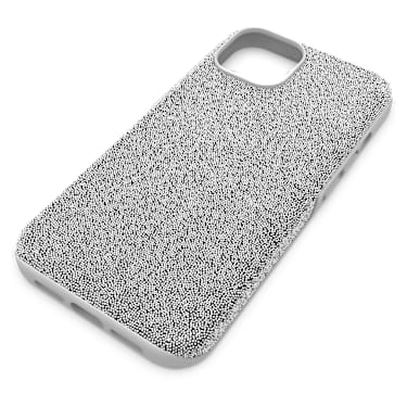 High スマートフォンケース, iPhone® 14, シルバー系 | Swarovski