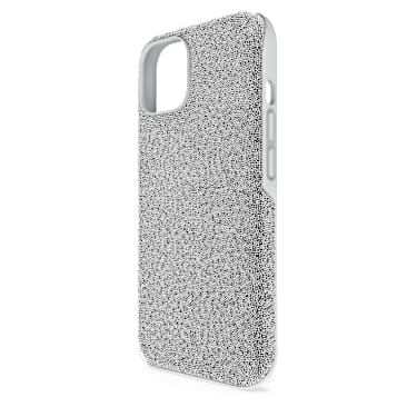 High スマートフォンケース, iPhone® 14, シルバー系 | Swarovski
