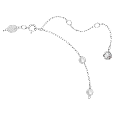 Colar Stella, Estrela, Branco, Lacado a ródio - Swarovski, 5645379