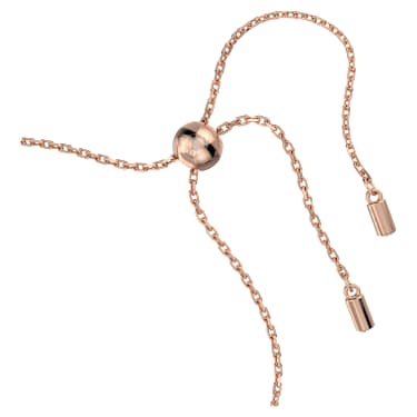 Stella Armband, Drachenschliff, Stern, Weiß, Roségold-Legierungsschicht - Swarovski, 5645460