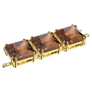 Millenia extender, Square cut, Brown, 18K gold finish - Swarovski, 5645623