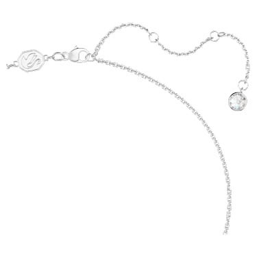 Přívěsek Sublima, Srdce, Široký, Fialový, Pokoveno rhodiem - Swarovski, 5646571