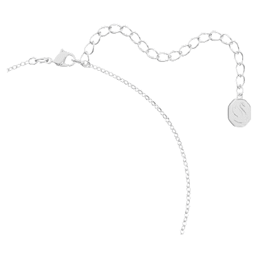 Una 네크리스, 라운드 컷, 오벌 쉐입, 블루, 로듐 플래팅 - Swarovski, 5646731