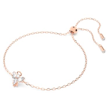Magic สร้อยข้อมือ, นางฟ้า, ขาว, เคลือบโทนสีโรสโกลด์ - Swarovski, 5646740