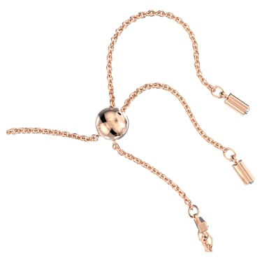 Pulsera One, Tallas mixtas, Corazón, Rosa, Baño tono oro rosa - Swarovski, 5646747