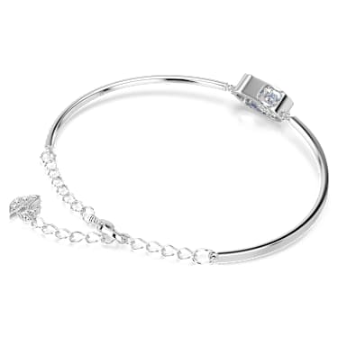 Una bracelet, Round cut, Oval shape, Blue, Rhodium plated - Swarovski, 5646749