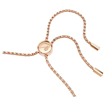สร้อยข้อมือ Matrix, แดง, เคลือบโทนสีโรสโกลด์ - Swarovski, 5646866