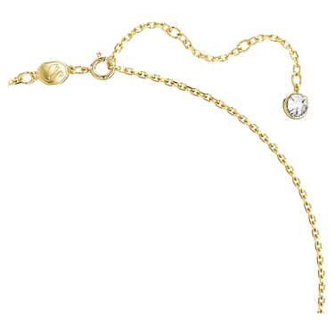 Swan pendant, Swan, Medium, Yellow, Gold-tone plated - Swarovski, 5647553